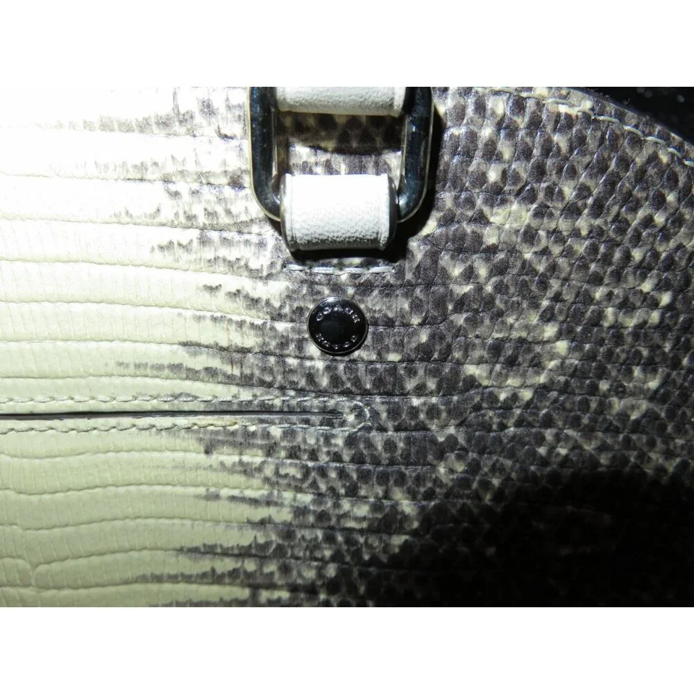 Coach 2019 Lizard Embossed Leather Mini Sierra Crossbody Dome Satchel